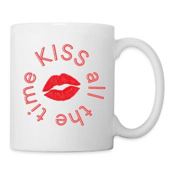 Kissco Lips - Mug blanc - blanc - Droite