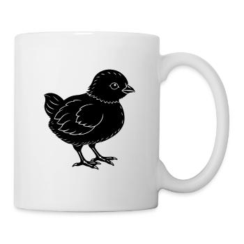 Poussin - Mug blanc - blanc - Droite