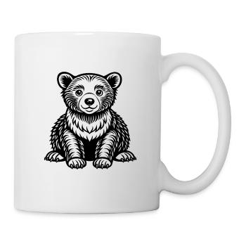 Bébé ours - Mug blanc - blanc - Droite