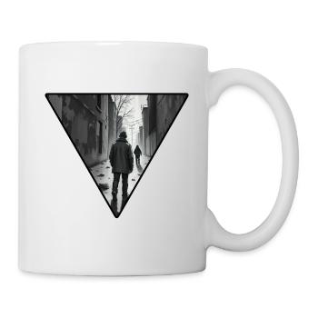 Urban Noir Gassenpfad - Tasse - Weiß - Rechts
