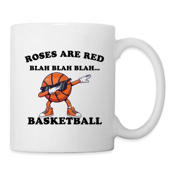 Roses are red – Basketball - Mug - white - Right