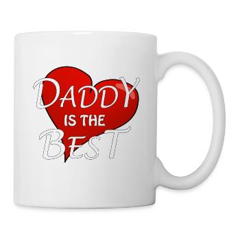 DADDY IS THE BEST - Mug - white - Right