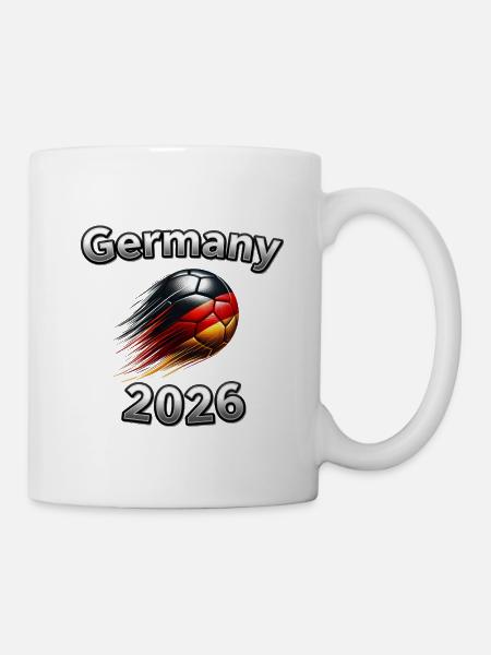 Germany 2026 Football Logo - Mug - white