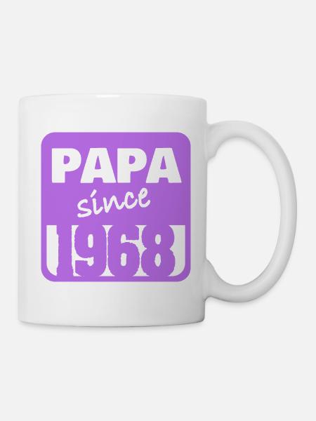 Papa 1968 - Tasse - Weiß