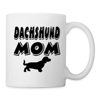 Dackel - Tasse - Weiß - Rechts