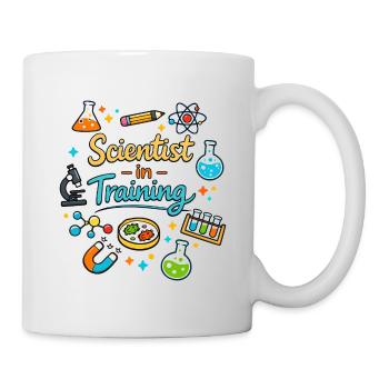 Young scientist in training - Mug - white - Right