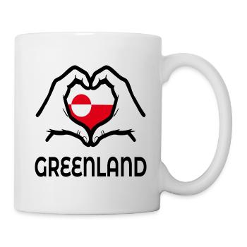 Greenland Love Symbol - Mug - white - Right