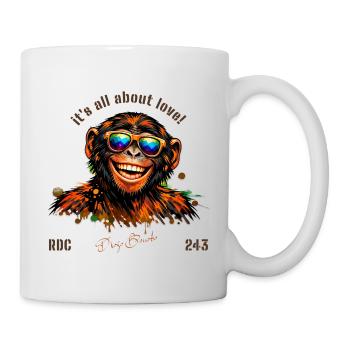 Diogo Bonobo from DRC - Tasse - Weiß - Rechts