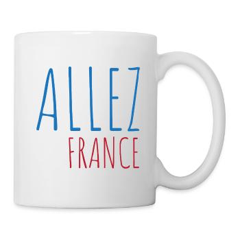 Allez la France Football - Mug blanc - blanc - Droite