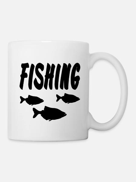Angeln - Tasse - Weiß