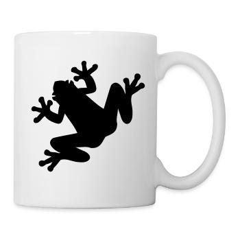 Frosch - Tasse - Weiß - Rechts