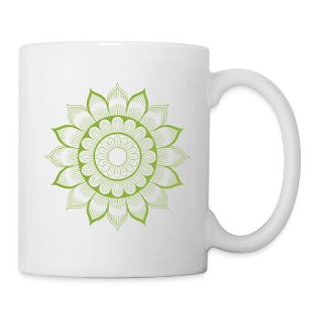 Mandala - Tasse - Weiß - Rechts