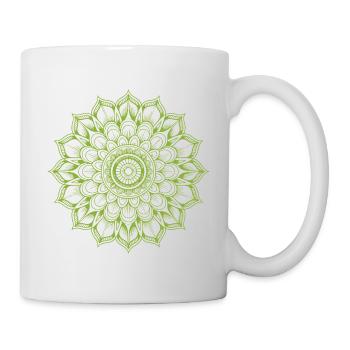Mandala - Tasse - Weiß - Rechts