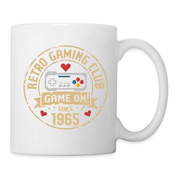 Vintage 1965 Anniversaire 1965 Cadeau 1965 - Mug blanc - blanc - Droite