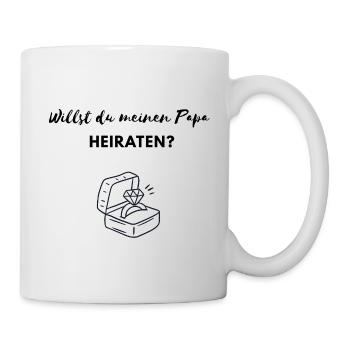 Veux-tu épouser mon père ? Demande en mariage - Mug blanc - blanc - Droite
