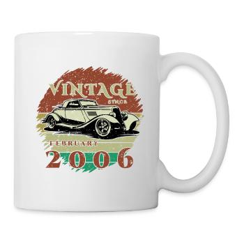 20th Birthday - Classics - Vintage since 02/2006 - Mug - white - Right