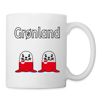 Grönlandrobben-Meeressäuger - Tasse - Weiß - Rechts