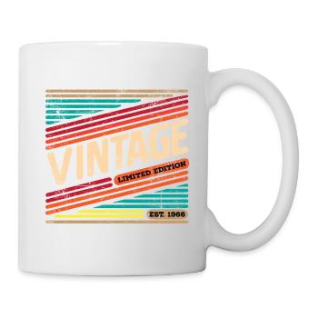 Vintage 1966 - Tasse - Weiß - Rechts