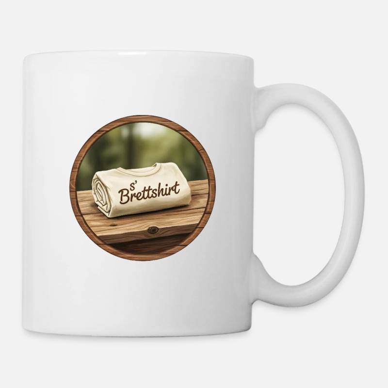 s' Board T-Shirt - Mug - white