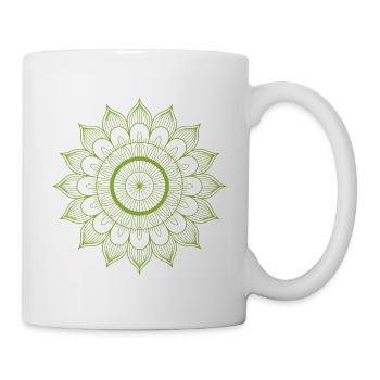 Mandala - Tasse - Weiß - Rechts