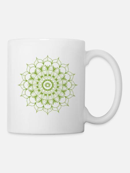 Mandala - Tasse - Weiß