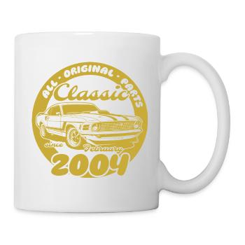 22e anniversaire - Classic Musclecar 02/2004 - Mug blanc - blanc - Droite