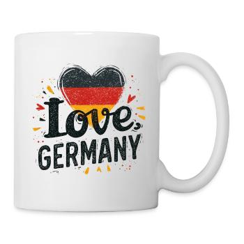 Allemagne Amour - Mug blanc - blanc - Droite