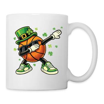 Basket-ball Lutin St Patrick’s St. Paddys - Mug blanc - blanc - Droite