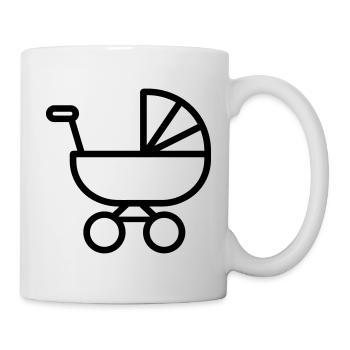 stroller_-1-Kinderwagen - Tasse - Weiß - Rechts