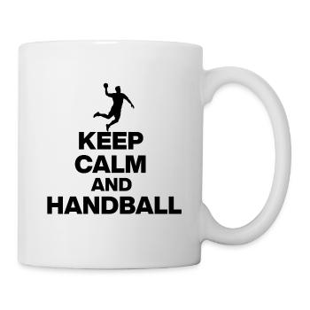 KEEP CALM AND HANDBALL! GERMANY EUROPEAN CHAMPIONS - Mug - white - Right