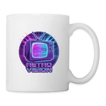 Retro Vision Neon TV - Mug - white - Right