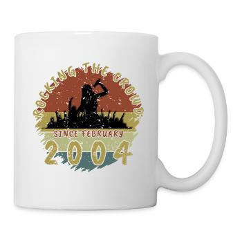22e anniversaire Faire vibrer la foule SNG 02/2004 - Mug blanc - blanc - Droite