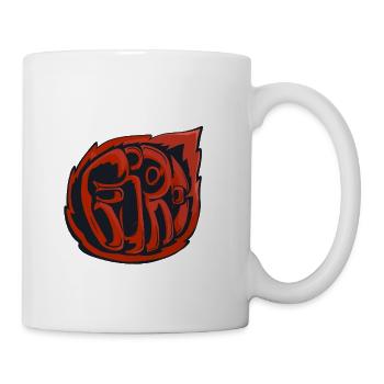 Fire, graffiti - Mug - white - Right