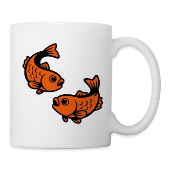 Fish in Japan Style - Mug - white - Right