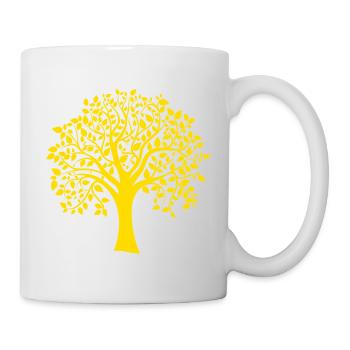 Icon Orange Jumbo Tree Print Silhouette - Mug - white - Right