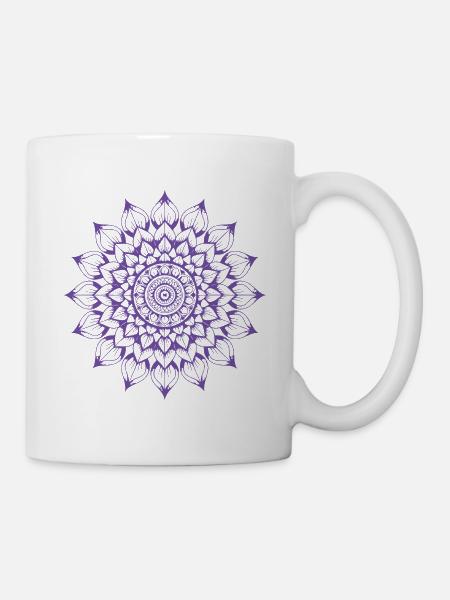 Mandala - Tasse - Weiß