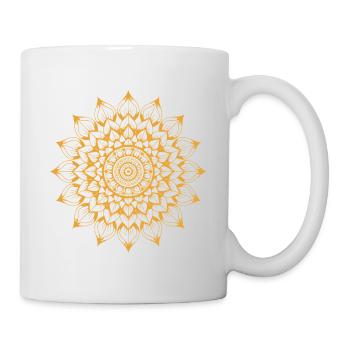 Mandala - Tasse - Weiß - Rechts
