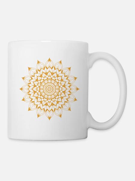 Mandala - Tasse - Weiß
