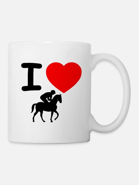 Pferde - Tasse - Weiß