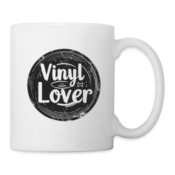 Vinyl Lover Vintage Musik Design - Tasse - Weiß - Rechts