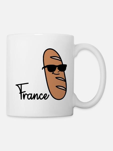 France Baguette - Mug blanc - blanc