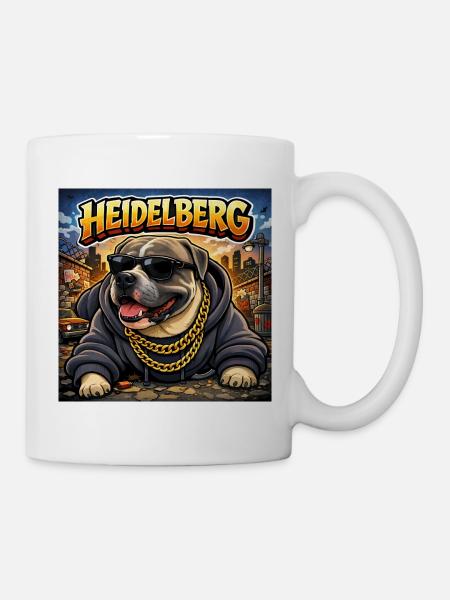 Heidelberg Bulldog Streetstyle - Mug - white