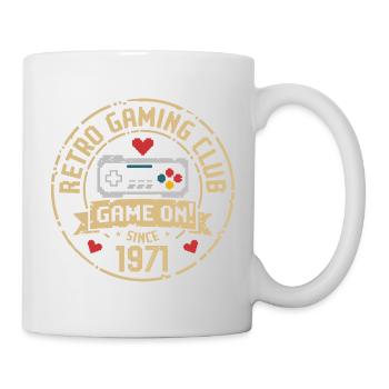 Vintage 1971 Anniversaire 1971 Cadeau 1971 - Mug blanc - blanc - Droite