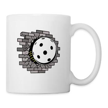 Floorball, Wall Breakthrough - Mug - white - Right
