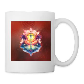 Solar Anchor in Tropical Paradise - Mug - white - Right