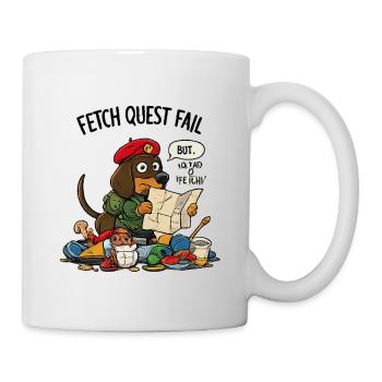 Échec de quête de collecte Petit - Mug blanc - blanc - Droite