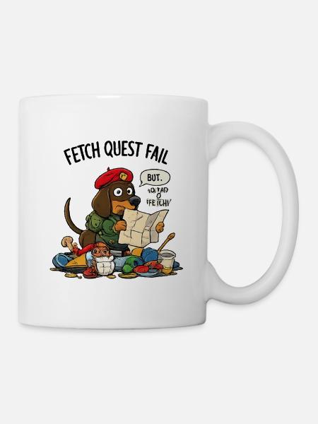 Fetch Quest Fail Pup - Mug - white