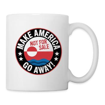 Grönland steht nicht zum Verkauf! - Grönland / Grønland - Tasse - Weiß - Rechts