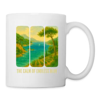 The calm of the blue horizon - Mug - white - Right