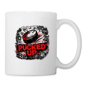 Punk graffitier déformé - Mug blanc - blanc - Droite